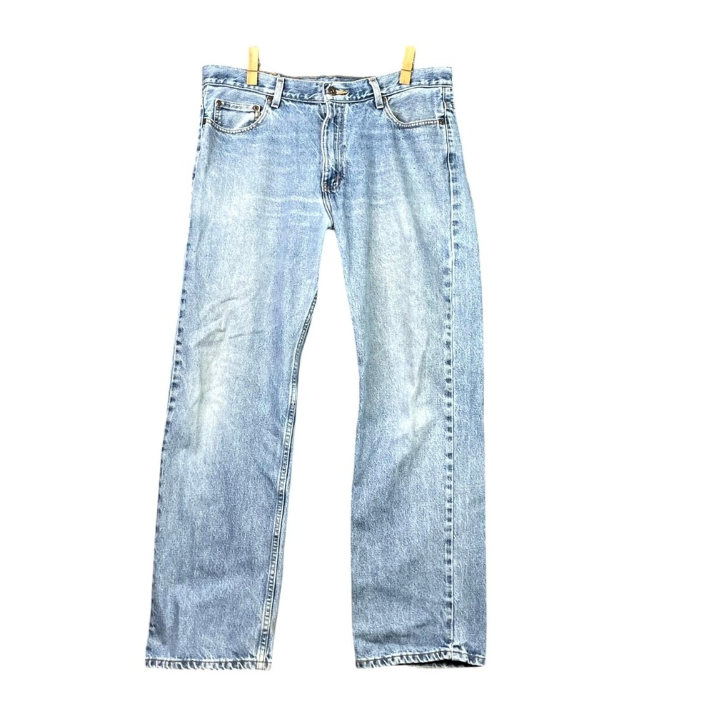 Faded Glory Jeans Mens 36x30 Blue Denim Cotton Mid Rise Straight Everyday Wear